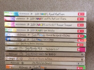 Judy Moody series 1-12 set 1 2 3 4 5 6 7 8 9 10 11 12 PB lot McDonald ...