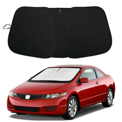 Windshield Sun Shade Blocks UV Rays Sun Protector Cover For 2006-11 Honda Civic
