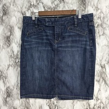 Gap Women s Limited Edition Dark Wash Denim Pencil Skirt Size 8