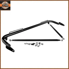 49" Racing Safety Seat Belt Chassis Roll Harness Bar Rod Black 3 4 5 Point