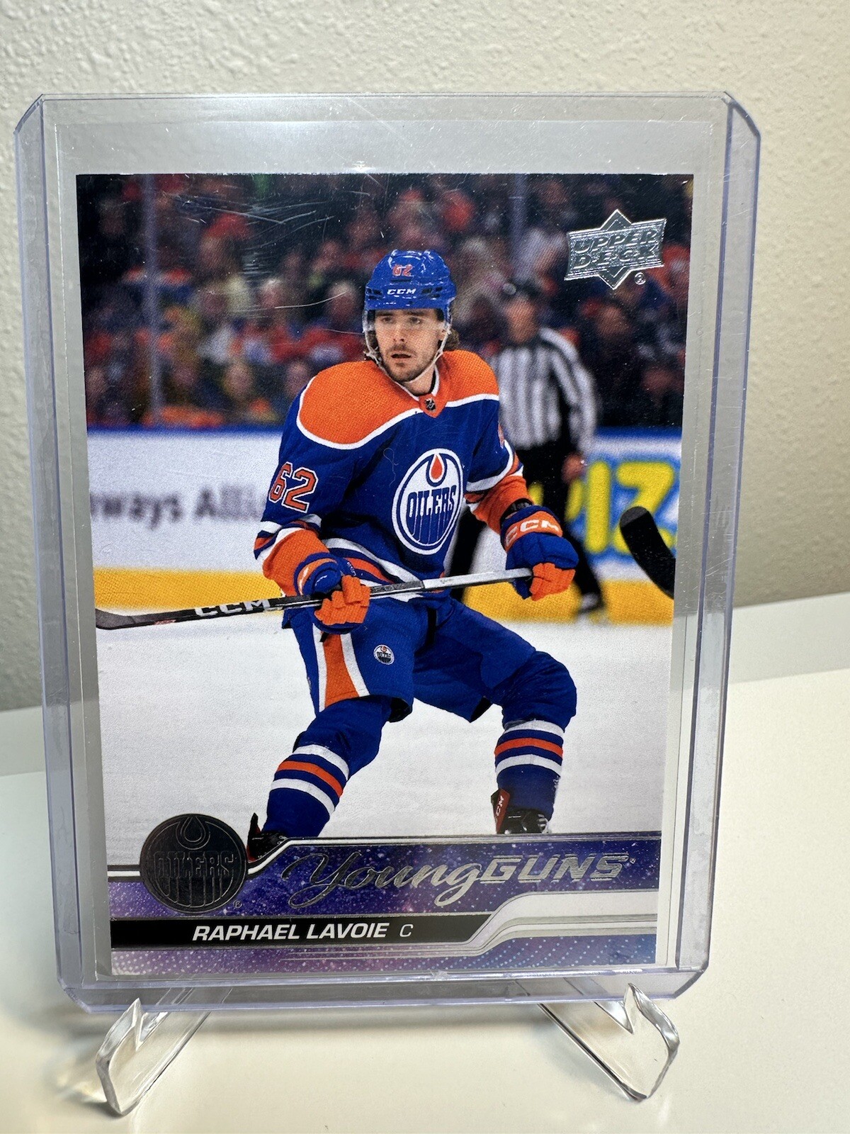 2023-24 Upper Deck Young Guns Raphael Lavoie RC #499 Edmonton Oilers