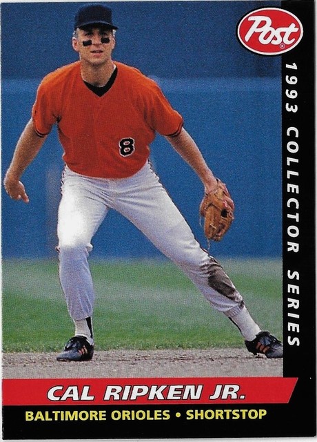 1993 Post Baseball CAL RIPKEN JR Baltimore Orioles Card 9 NM EBay