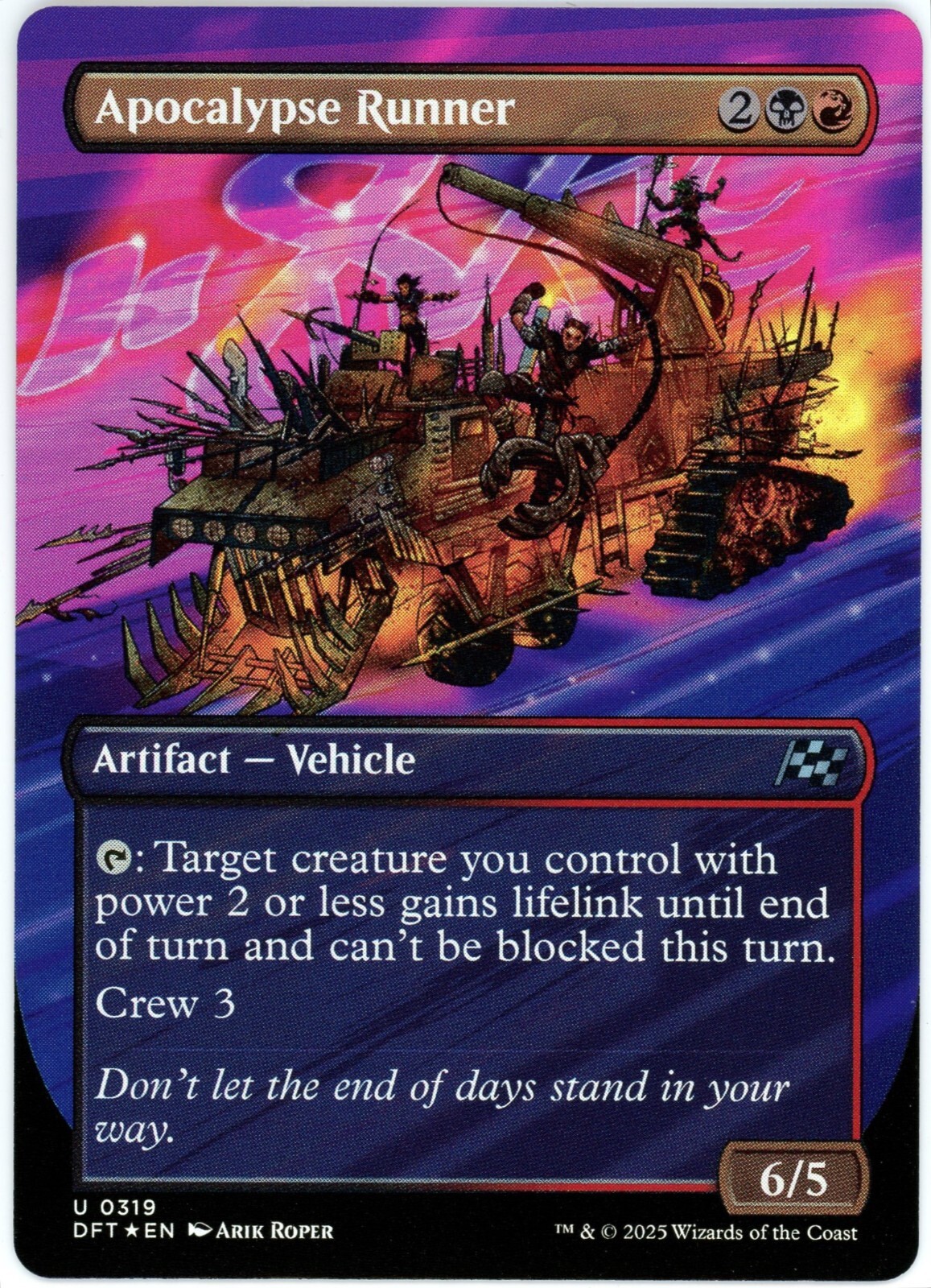 Apocalypse Runner (Borderless Foil) 0319 - Aetherdrift - MTG - NM/M