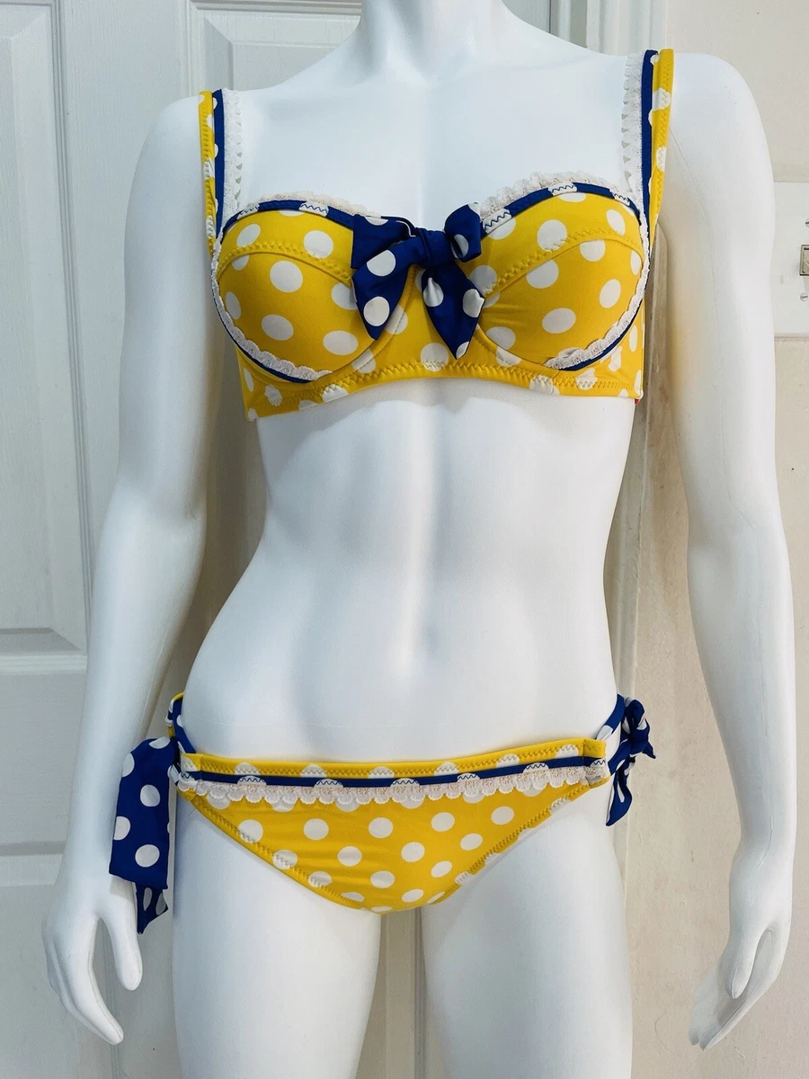Betsey Johnson Yellow Bikini Swimwear for Women for sale | eBay