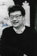 Ha Jin Autogramm signed 20x30 cm Bild s/w