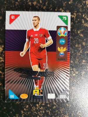 Aleksei Ionov Fans Favourite Panini UEFA Euro 2020 Russia #276