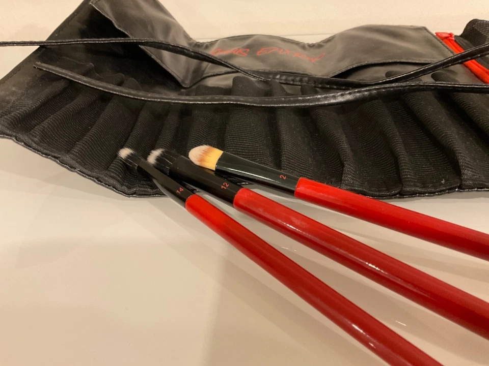 Boris Entrup Pinsel Set mit Pinseltasche , 4 teilig , getestet wie neu - Bild 2 von 4