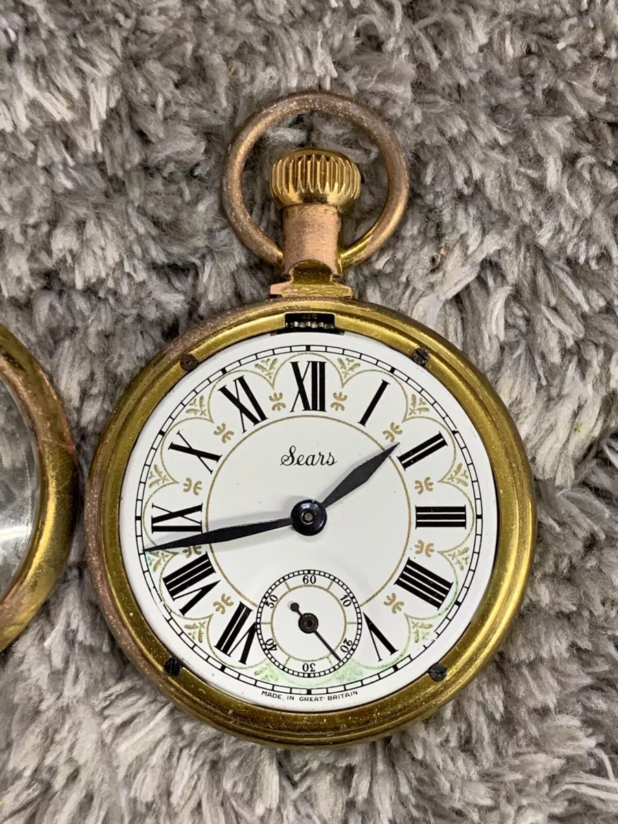 Vintage sears pocket clearance watch
