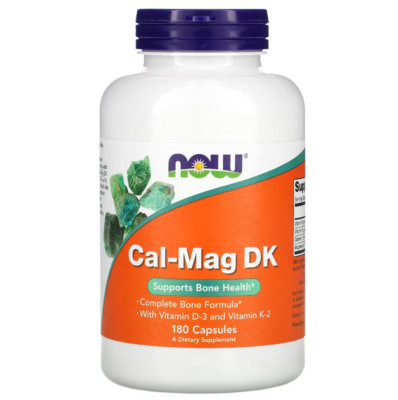 NOW Foods Cal-Mag DK 180 Capsules