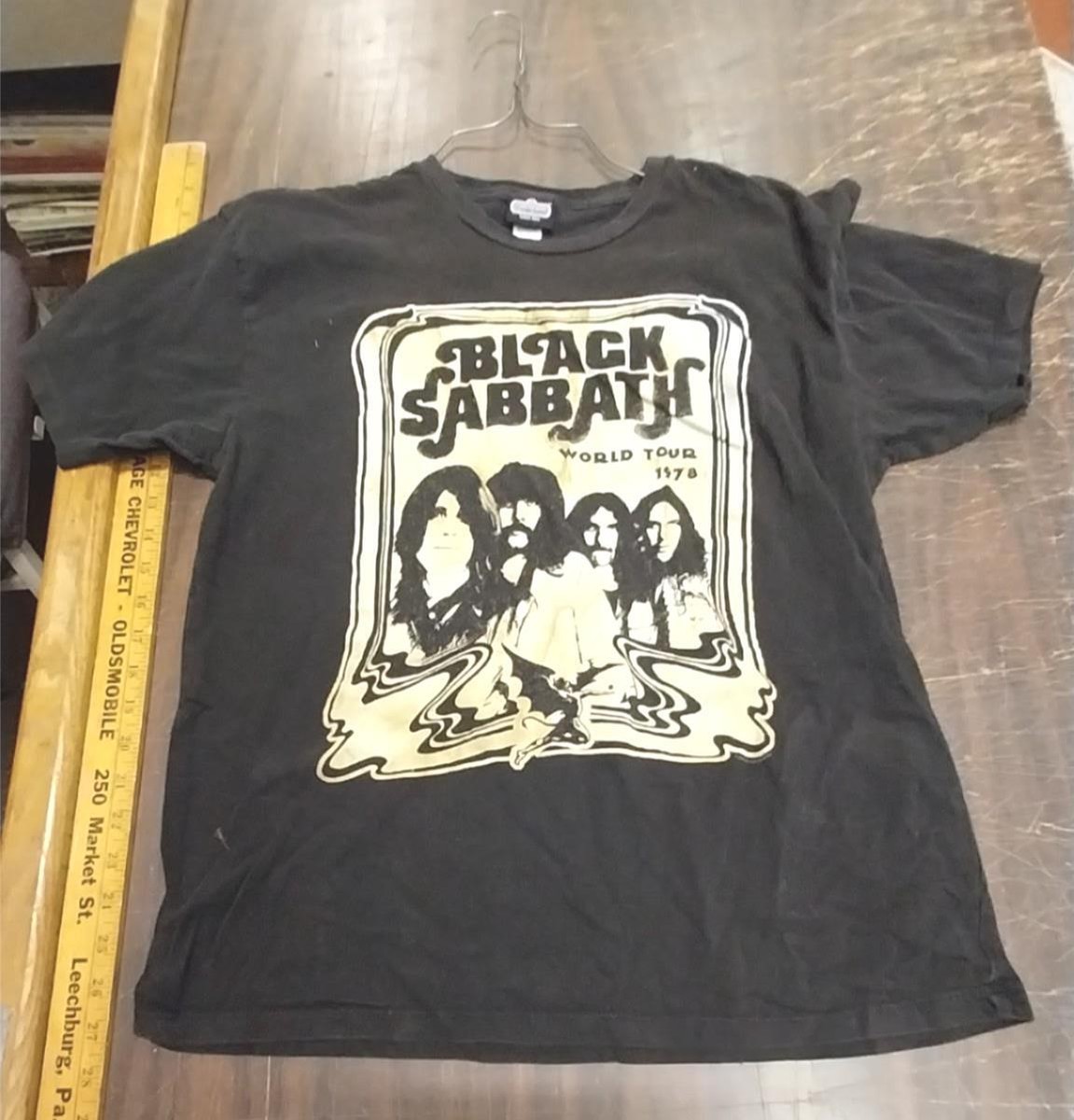 Winterland Large 1978 Black Sabbath World Tour T-shirt Classic