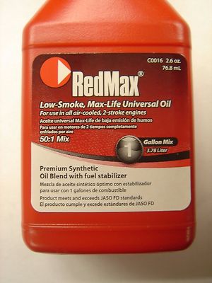 RedMax 3pc 2-cycle trimmer blower universal FD 50:1 ratio oil 1