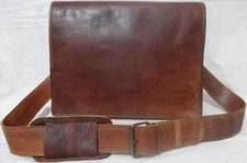  Men's Vintage Look Leather FullFlap Messenger Laptop Satchel Shoulder Bag india