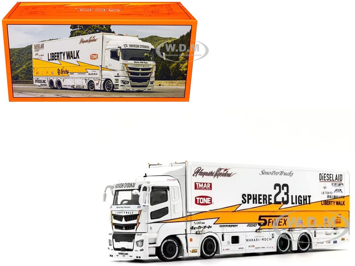 希少！LBWK 1/64 LB Trucks FUSO Racing 🔍The story behind this Mitsubishi Fuso Super Great by LB