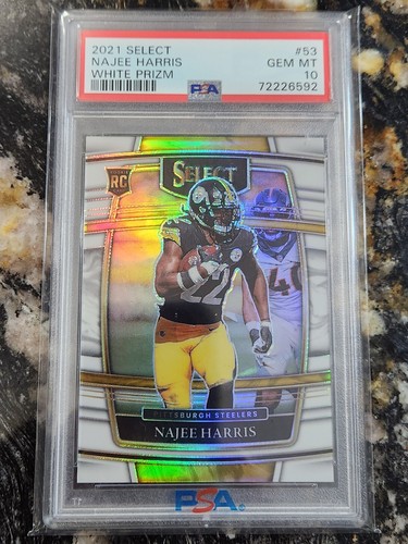 2021 Panini Select - Concourse White Prizm #53 Najee Harris /35 (RC ...