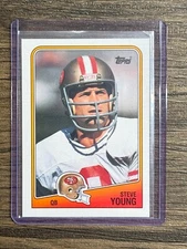 1988 Topps Steve Young #39 San Francisco 49ers