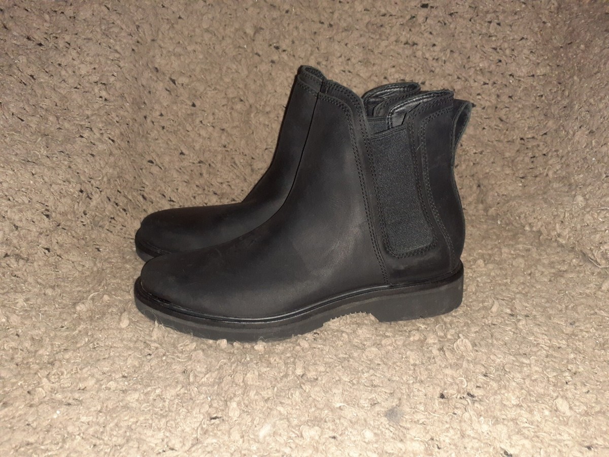 ROOTS-Canada-Black Nubuck Chelsea Boots-Junction-Sz 7.5-New/No Box