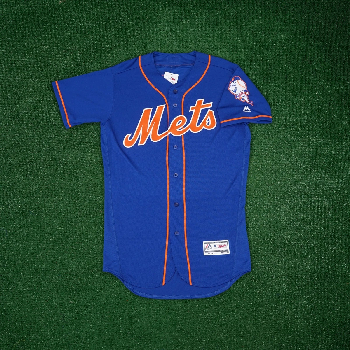 New York Mets Authentic On-Field Alternate Blue Flex Base Jersey