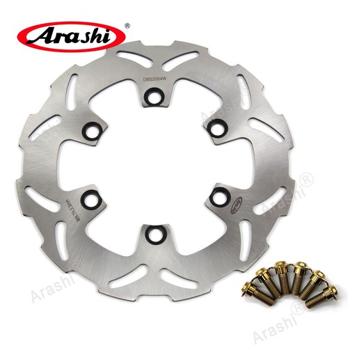 Rear Brake Disc Rotor + M8 Mounting Bolts Screws For Kawasaki KDX250 1991-1993 - Picture 2 of 11