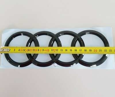 Original Audi Ringe In Schwarz Q7 / SQ7  4M  Für Die Front 4m0071801 2663
