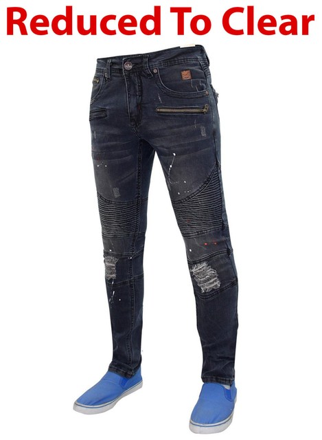 mens ripped paint splatter jeans