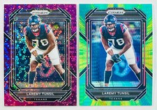 2022 Panini Prizm Laremy Tunsil #114 Purple /35 Green /175 Houston Texans!