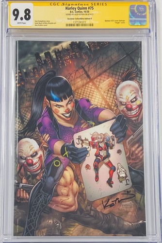 Harley Quinn #75 Batman #251 Homage Punchline Virgin Cover D Signed CGC 9.8 SS