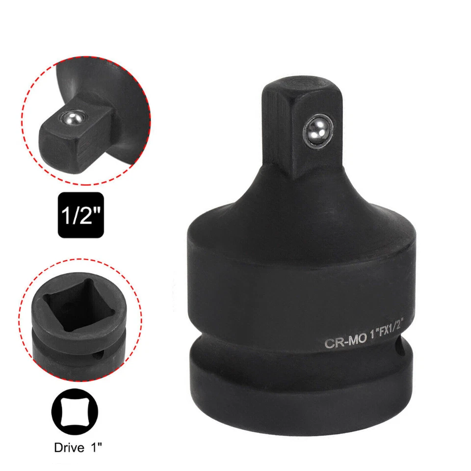 1 Inch x 1/2 Inch Drive Impact Socket Reducer Female to Male Cr-Mo jjiS - Image 2 of 4
