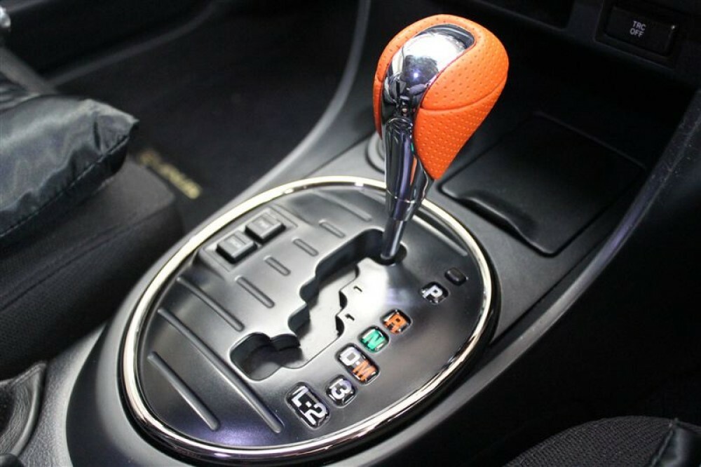 Genuine Toyota Lexus IS F Shift Knob Orange Leather Chrome 3350453100