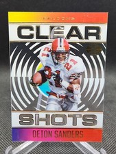 2021 Panini Illusions Deion Sanders Clear Shots CS-10 Football Card SP