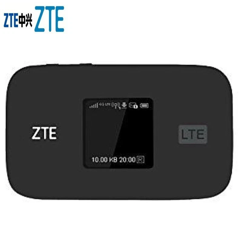 Unlock ZTE MF971V 300Mbps 4G+ LTE Cat6 Mobile WiFi Hotspot Router +2pcs Antennas - Image 3 of 4