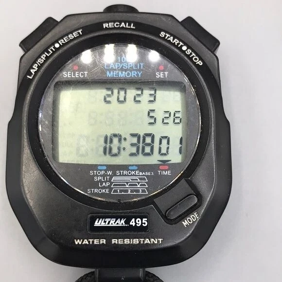 Ultrak 495 stopwatch 2025