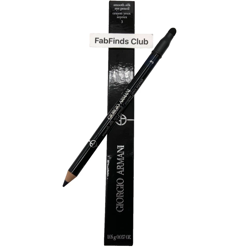 Lápiz de ojos delineador de ojos de seda suave Giorgio Armani con difuminador #3 AZUL Foto 2 de 4