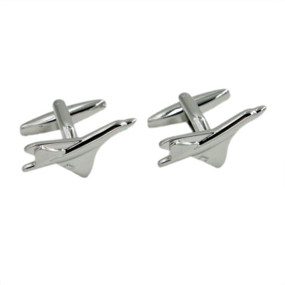 Concorde Supersonic Aircraft Aeroplane Cufflinks Presented in Box X2N258