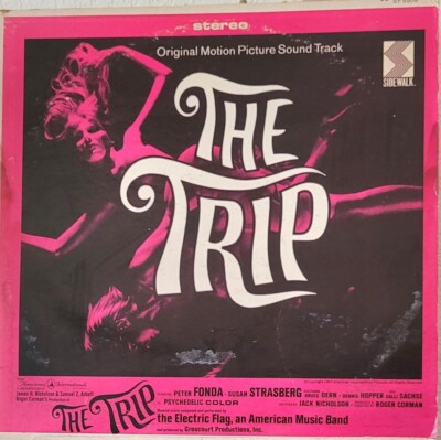 The Trip Soundtrack Vinyl Sidewalk 5908 w/Electric Flag Original 1967