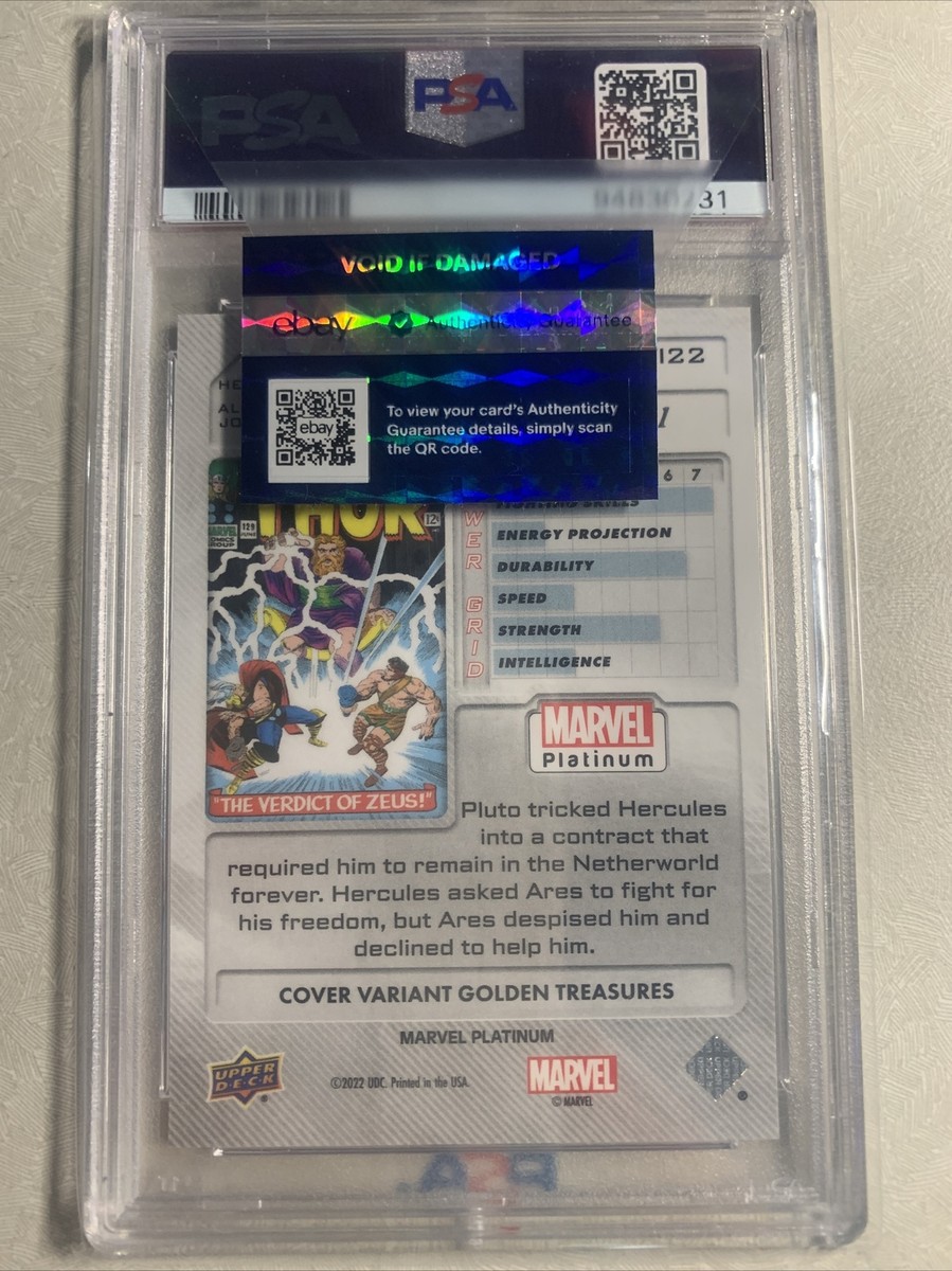 2023- Marvel Platinum- Cover Variant- Golden Treasures- 1/1