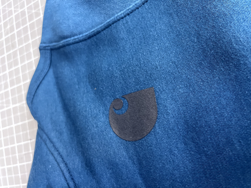 Carhartt Women's Relaxed Fit Long Sleeve Graphic Hoodie TEAL Large (12-14) NEW~~ - Picture 2 of 10