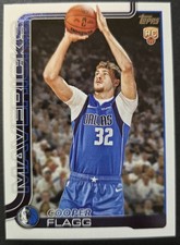 2025 -26  #201 Rc Cooper Flagg Dallas Mavericks Topps Basketball 