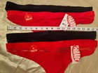 NWT 4 Pair Parade-Women Owned- Thongs  Nylon Mesh Stretch Red Black Size Xlarge — photo 7