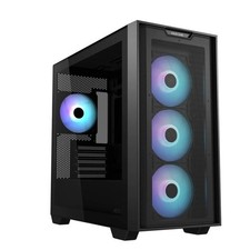 Asus A21 PLUS TG ARGB Black Mini Tower Vetro Temperato No-Power Mini-ITX/mATX