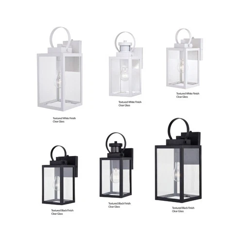 Vaxcel - Medinah 1-Light Outdoor Wall Sconce in Transitional and Rectangular - Picture 3 of 4