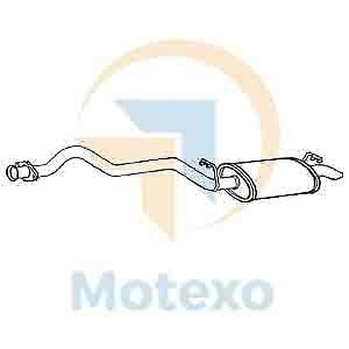 Klarius LR203A Endtopf Heckbox Range Rover 4.0 4.6 94-98-image