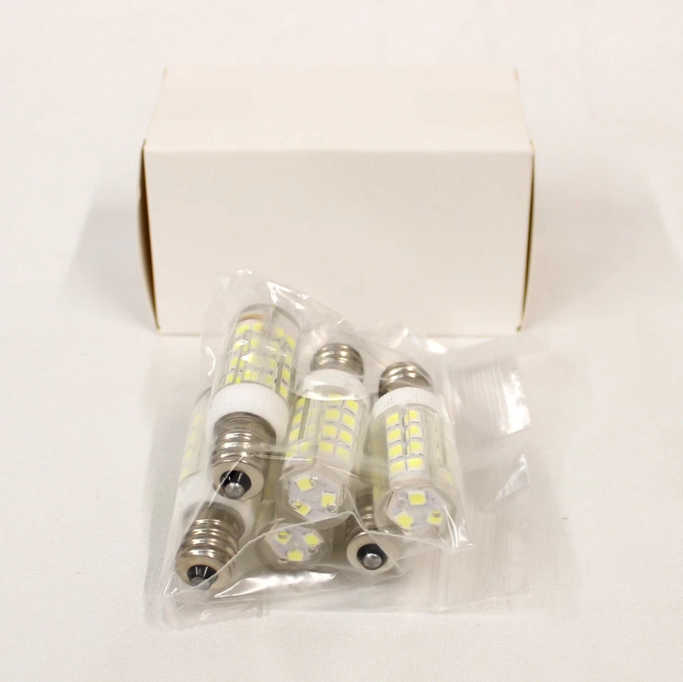 6-Pack 4W E12 LED Bulb 40W Equivalent Cool Daylight 6000K Ceiling Fan Chandelier - Image 2 of 4