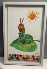 The Very Hungry Happy Caterpillar FRAMED 18 X 12 ERIC CARLE MARMONT HIL