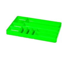ERNST Tool Organizer Trays, Storage, Garage, Workshop, 10-Compartment Green