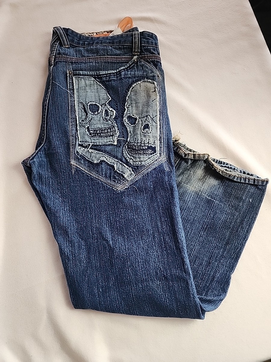 パンツ Y2K 00's Roen Skull Damage Jeans パンツ Y2K 00's Roen Skull Damage Jeans Y2K 00's Roen Skull
