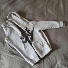 Nike Sweatsuit Hoodie  Pants Heather Grey Boys Size 6