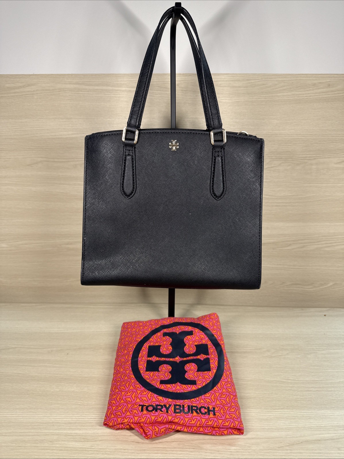 Authentic Tory Burch Emerson Structured Work Satc… - image 1