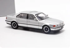 DCM 1:64 Silver E38 740iL Luxury Sedan Sport Model Diecast Metal Car Collectible