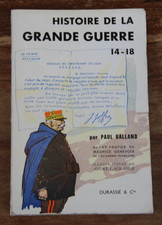 GESCHICHTE DES GROSSEN KRIEGES 14-18 - Paul GALLAND / ANDRE LAGRANGE - DURASSIE 1974