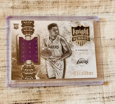 2015-16 Panini Excalibur - Knight School Jerseys D'Angelo Russell #6 (MEM, RC)